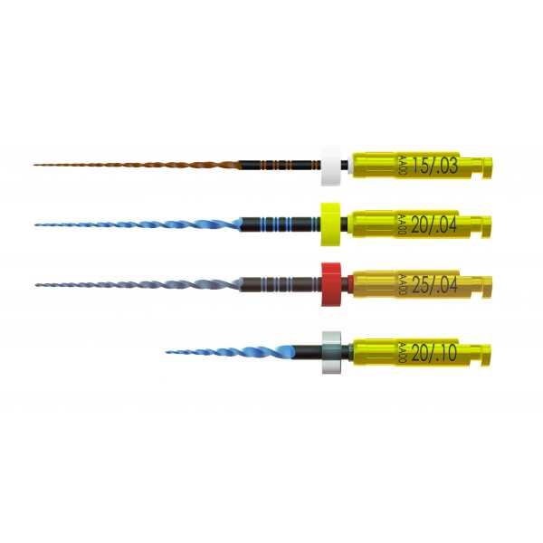 Ace rotative EDMax 25 mm, set asortat #1, 4 buc